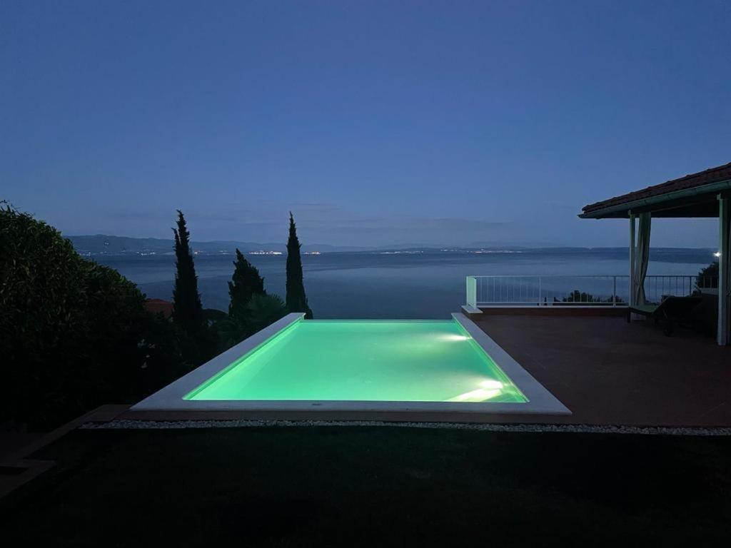 Villa Lovran - 150M To The Beach - Infinity Pool - Incredible Sea View - Fitness Room Exterior photo