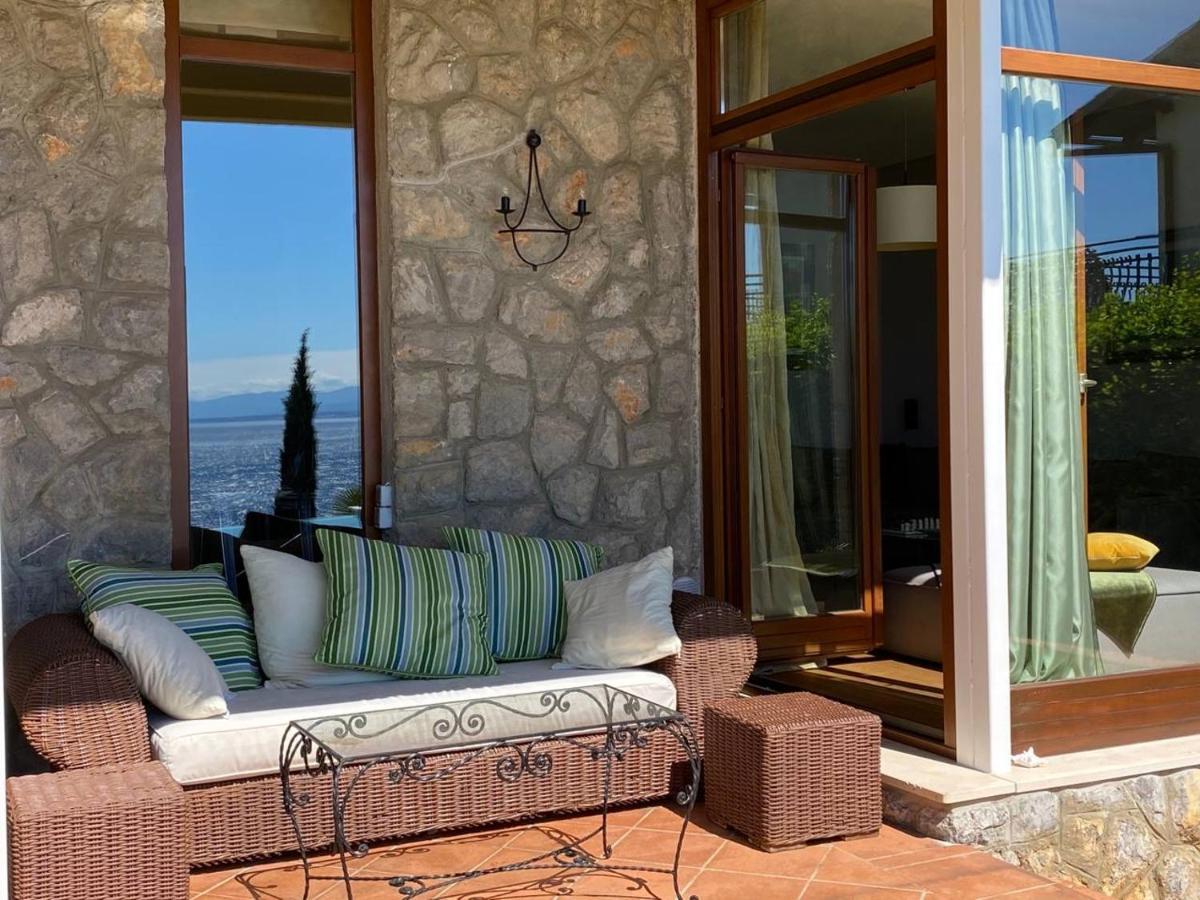 Villa Lovran - 150M To The Beach - Infinity Pool - Incredible Sea View - Fitness Room Exterior photo