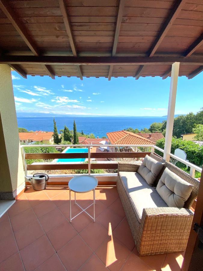 Villa Lovran - 150M To The Beach - Infinity Pool - Incredible Sea View - Fitness Room Exterior photo