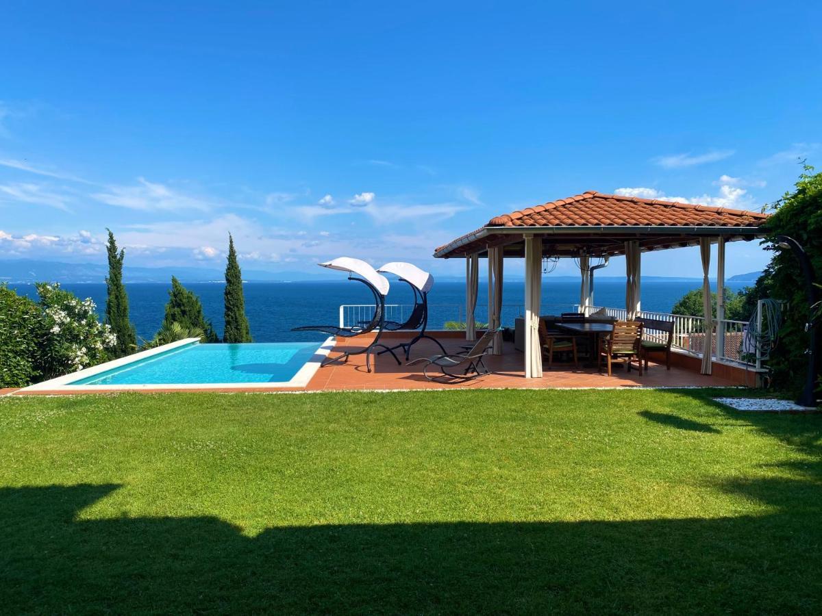 Villa Lovran - 150M To The Beach - Infinity Pool - Incredible Sea View - Fitness Room Exterior photo