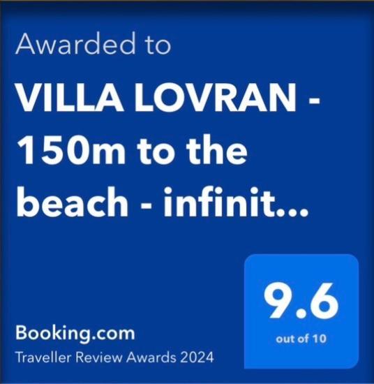 Villa Lovran - 150M To The Beach - Infinity Pool - Incredible Sea View - Fitness Room Exterior photo